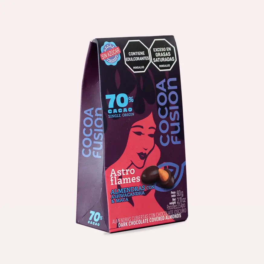 Grageas Astro Flames 70% Cacao - Balance Físico y Mental🧘‍♀️