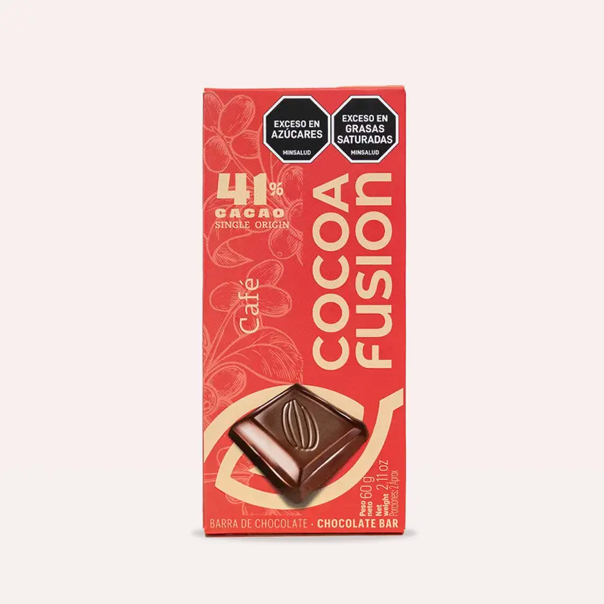 TABLETA CAFÉ 41% CACAO
