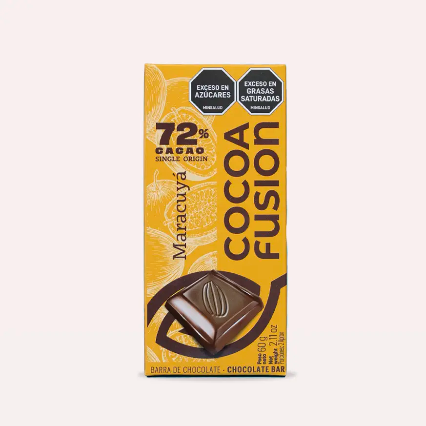 TABLETA MARACUYÁ 72% CACAO