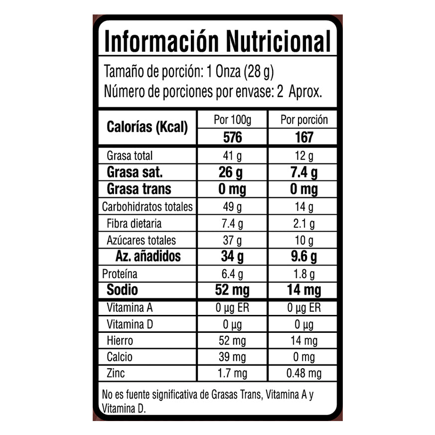 TABLETA TAYRONA 60% CACAO