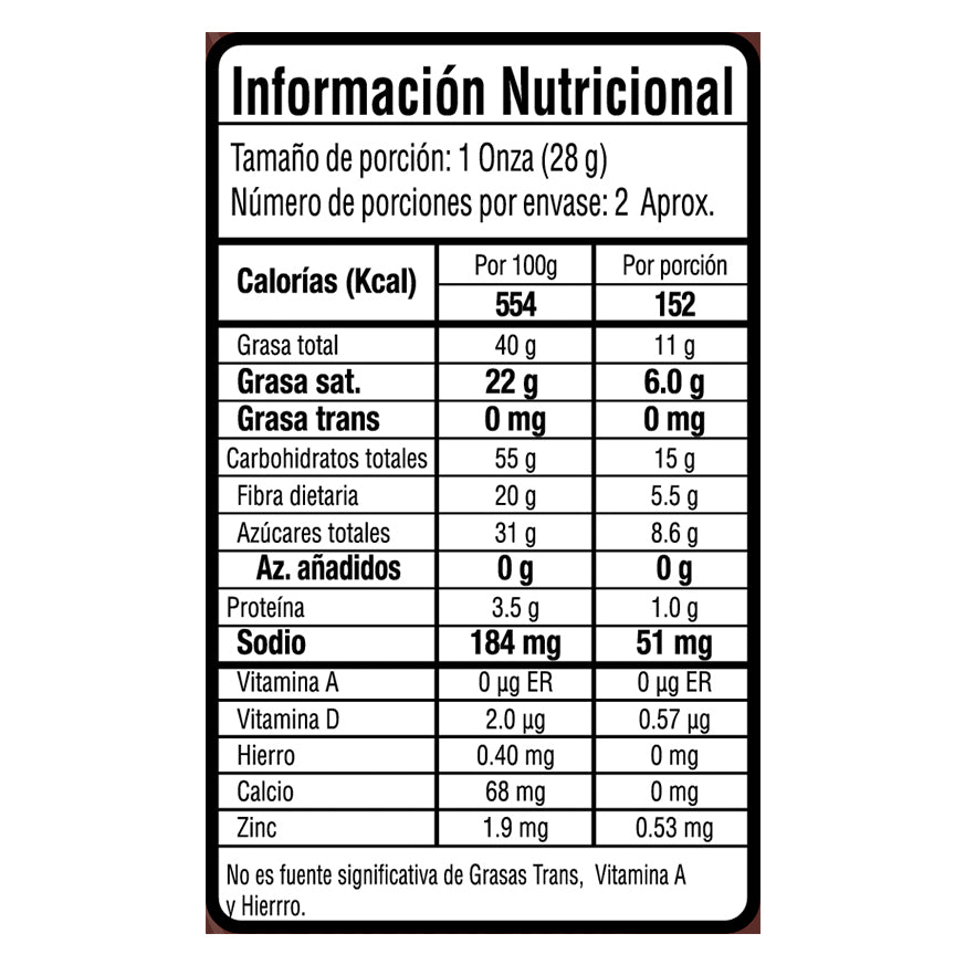 TABLETA ARAUCA 53% CACAO